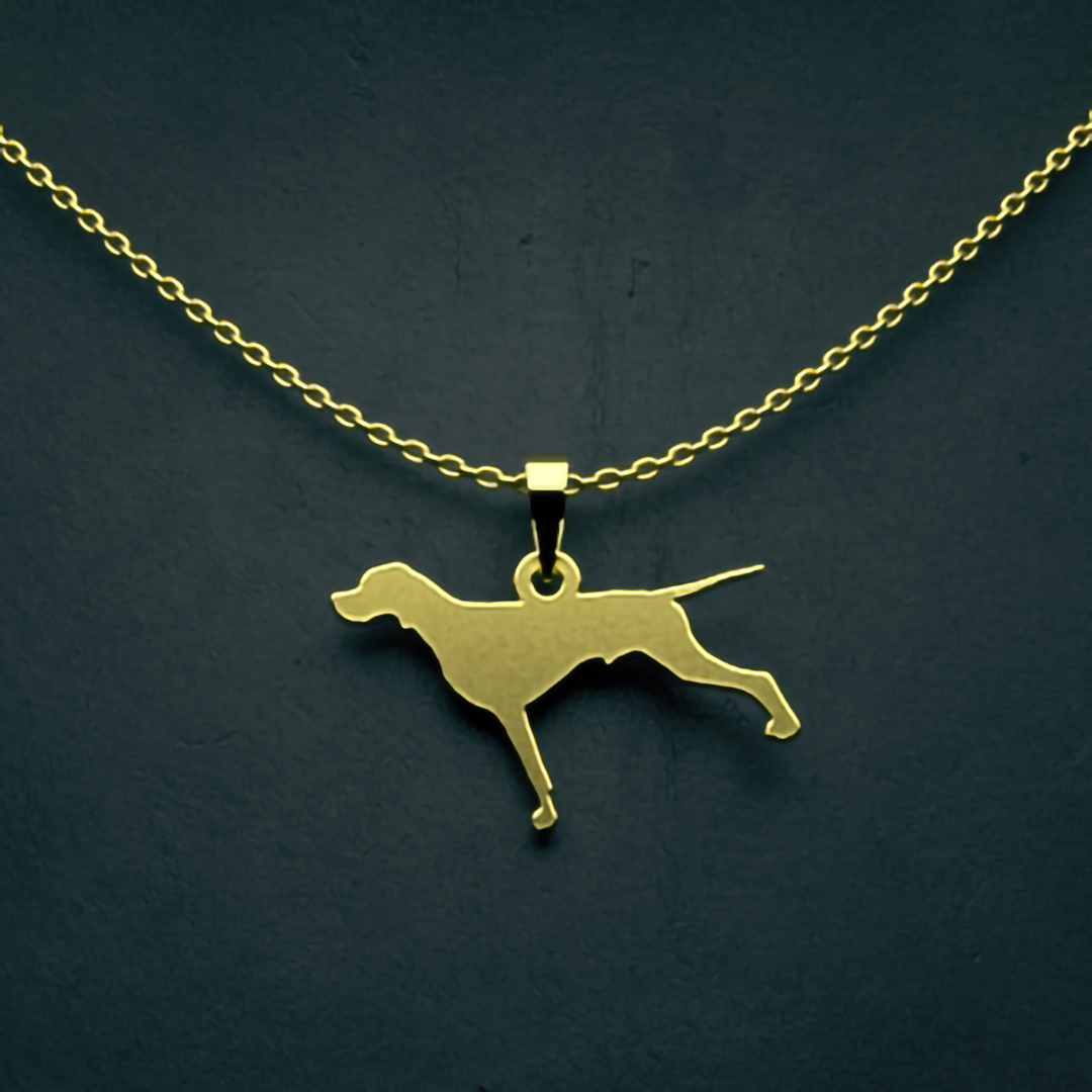 گردنبند طلا 18 عیار زنانه مدوپد مدل سگ کد J3-1-1164