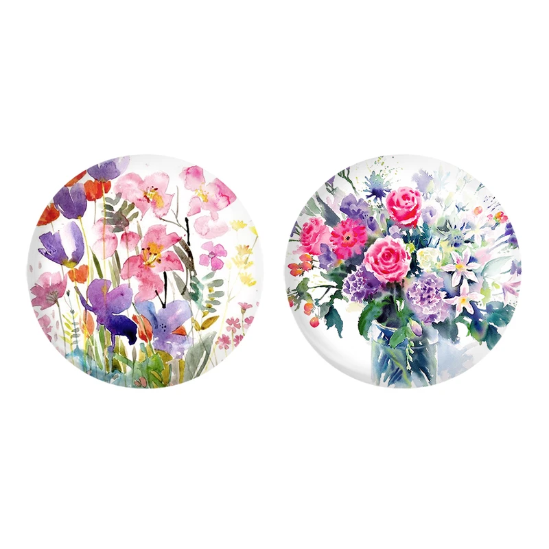 مگنت خندالو طرح گل گلی کد 22342228 مجموعه 2 عددی