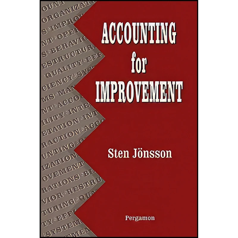 کتاب Accounting for Improvement اثر Sten A. Jonsson انتشارات Pergamon