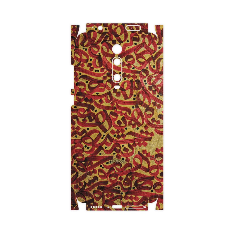 برچسب پوششی ماهوت مدل Nastaliq-6-FullSkin مناسب برای گوشی موبایل شیائومی MI 9T