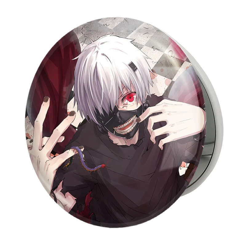 آینه جیبی خندالو طرح کانکی کن انیمه توکیو غول Tokyo Ghoul مدل تاشو کد 11896 