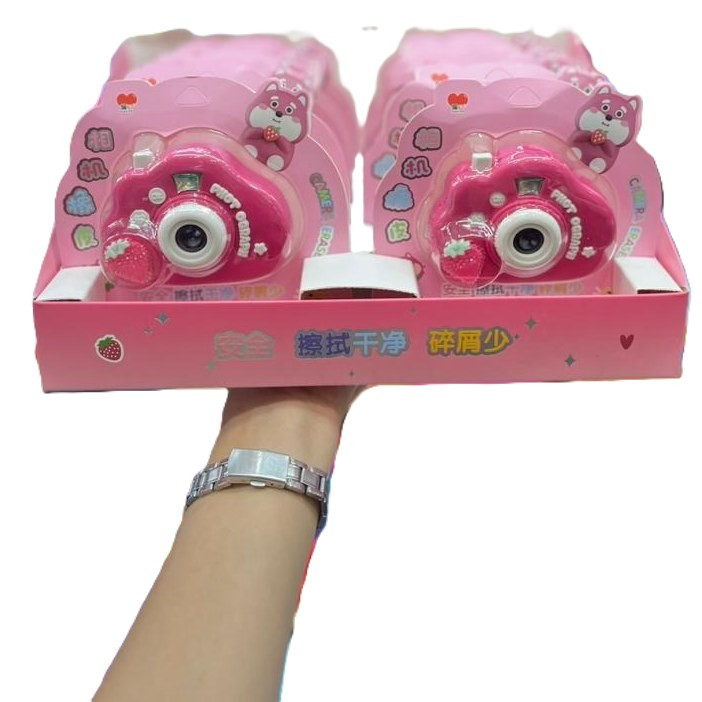 پاک کن مدل دوربین عکاسی طرح توت فرنگی کد 9138