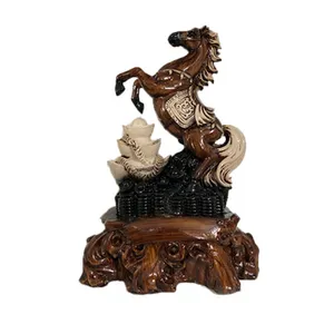 مجسمه دنیا دکوری سرمد مدل اسب ثروت کد 1