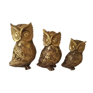 مجسمه طرح جغد کد 3G مجموعه 3 عددی