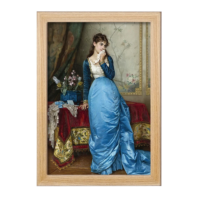 تابلو خندالو مدل نقاشی نامه اثر آگوست تولموش کد F12286