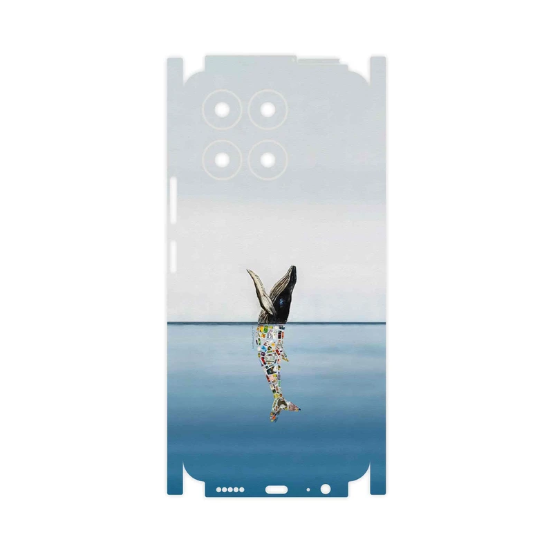 برچسب پوششی ماهوت مدل Collage of Sea Trash-FullSkin مناسب برای گوشی موبایل آنر X6a