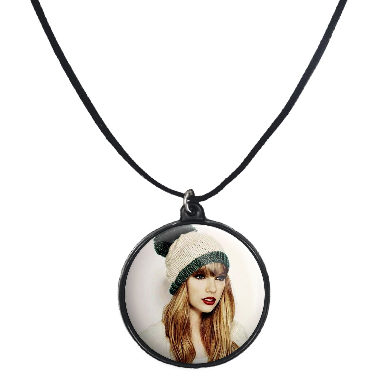 گردنبند پرمانه طرح تیلور سویفت کد pmb.2847 مدل دو طرفه