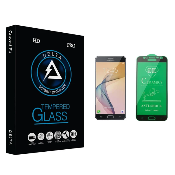 محافظ صفحه نمایش سرامیکی دلتا مدل HD مناسب برای گوشی موبایل سامسونگ Galaxy J7 Prime