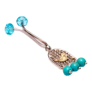 گیره روسری دینا طرح مرغ آمین کد B002