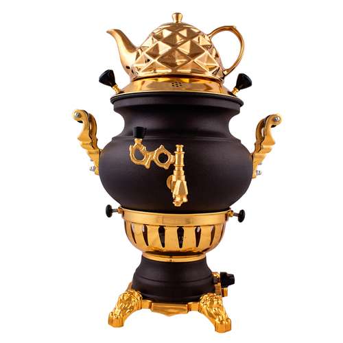 سماور گازی مدل عدسی گنجایش 6 لیتر