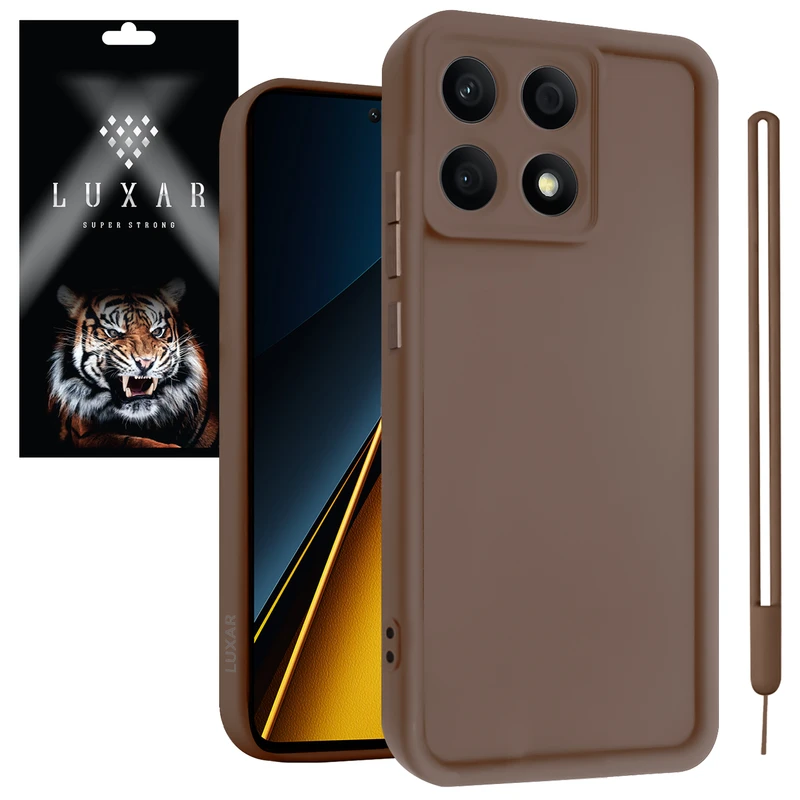 کاور لوکسار مدل x6pro -Puffer band طرح بند دار مناسب برای گوشی موبایل شیائومی Poco X6 Pro 5G / Redmi K70E 5G