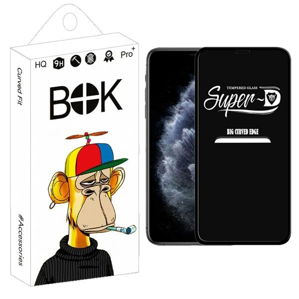 محافظ صفحه نمایش بوک مدل Shiny SuperD مناسب برای گوشی موبایل اپل iPhone X / XS / 11 Pro