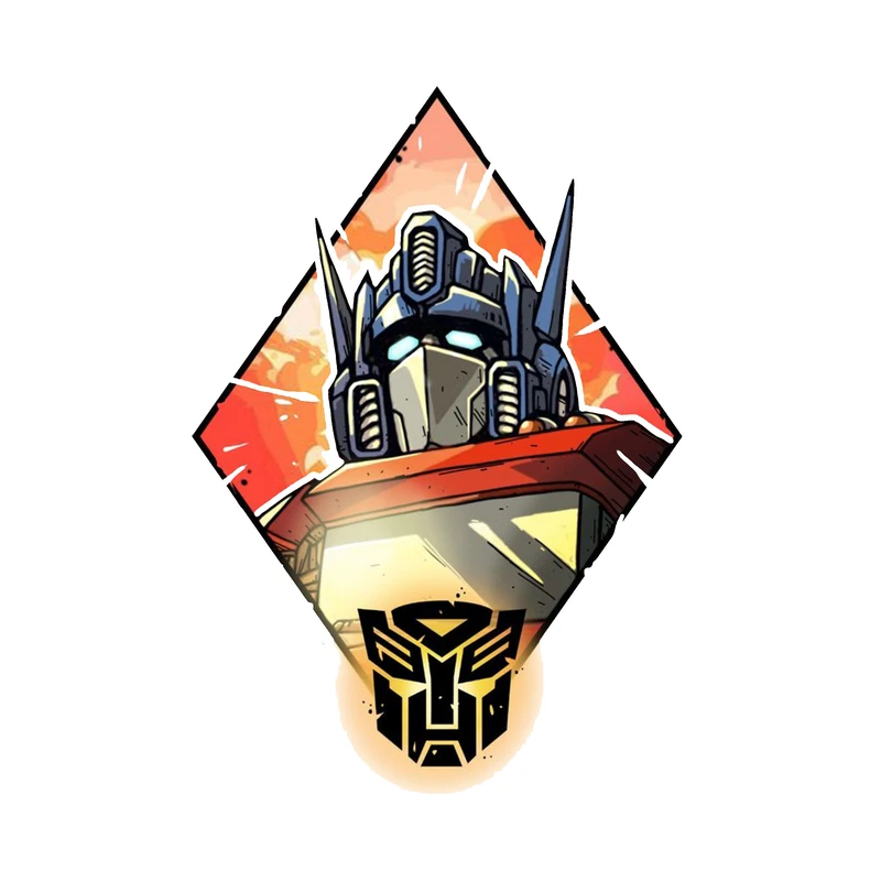 استیکر لپ تاپ و موبایل مدل سریال طرح تبدیل شوندگان Transformers کد 4138