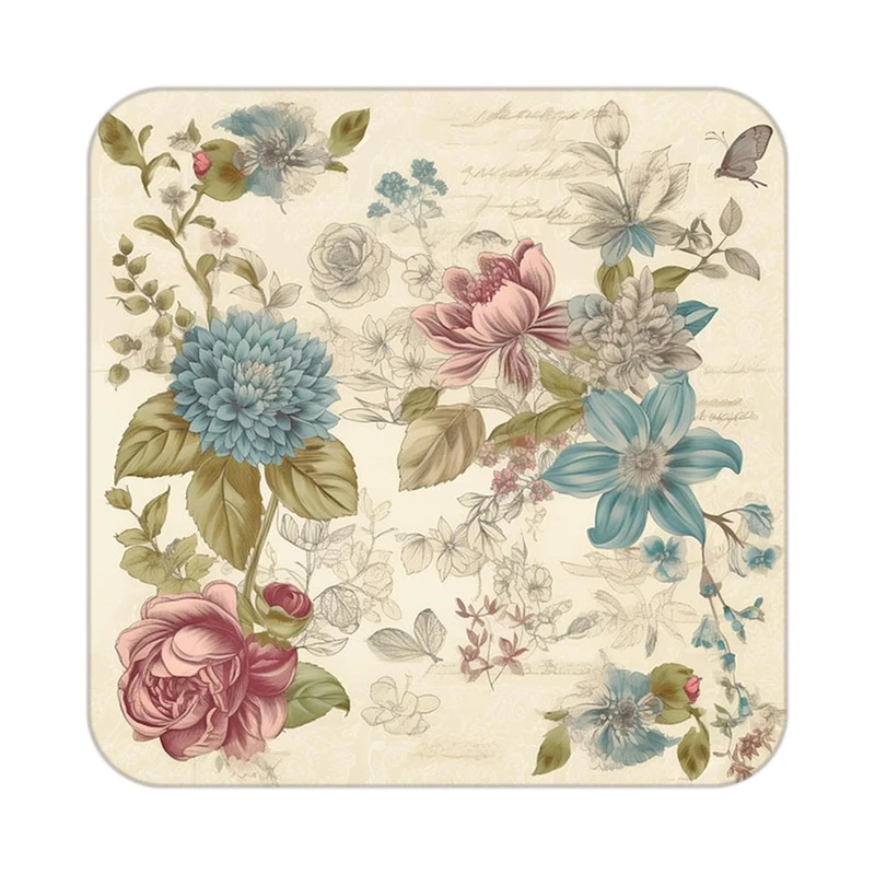 زیر لیوانی کاکتی طرح گل مدل mp19484