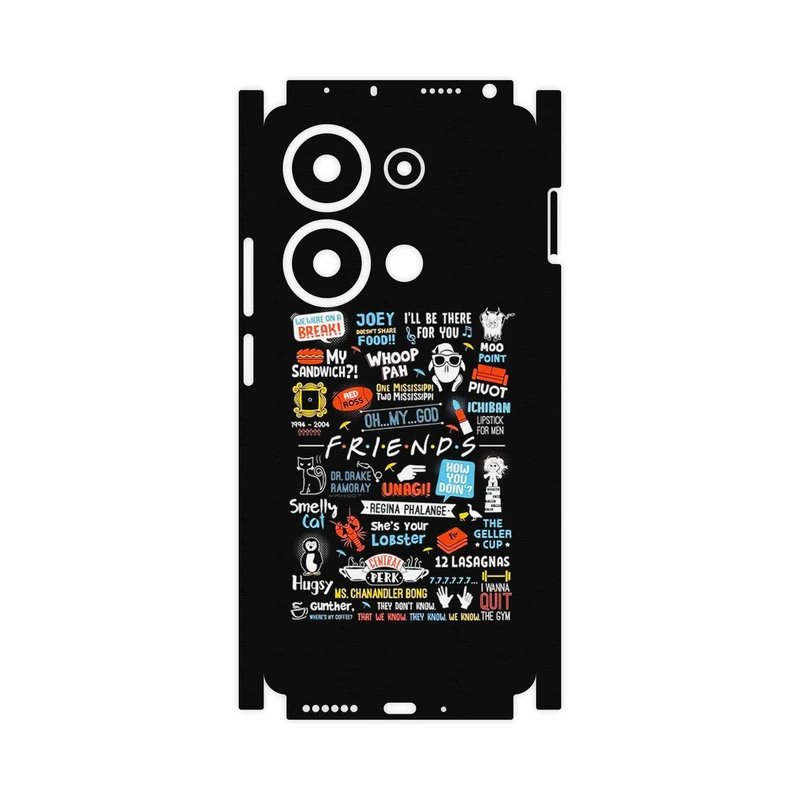 برچسب پوششی ماهوت مدل Friends 2-FullSkin مناسب برای گوشی موبایل شیائومی Redmi Note 13 Pro 4G