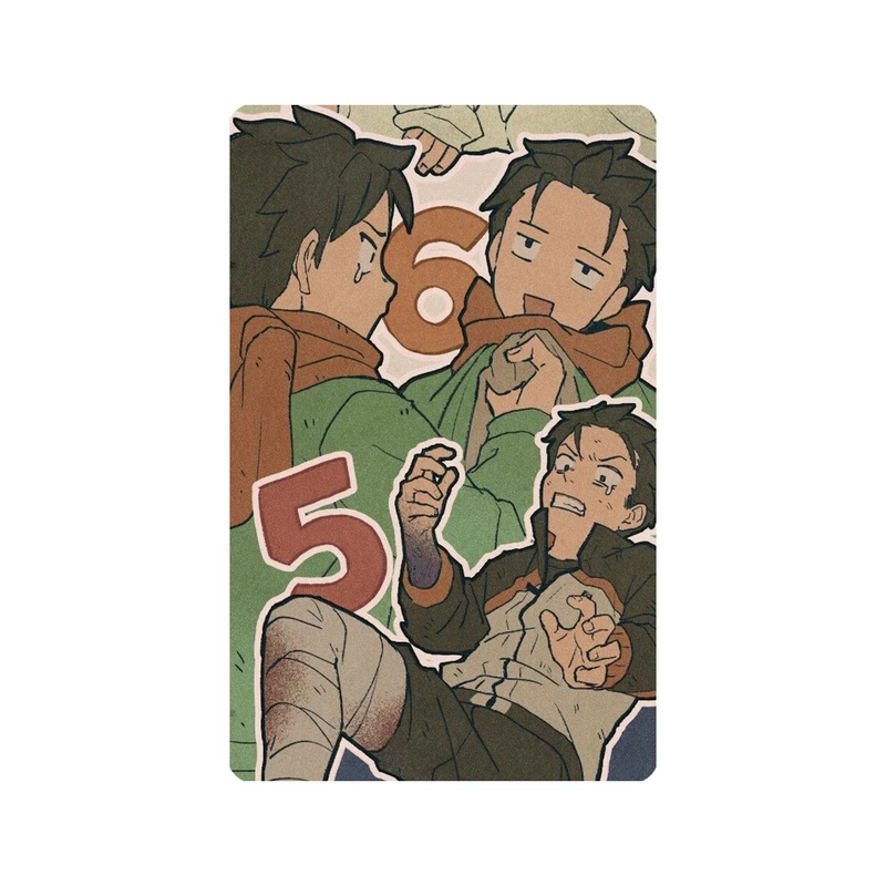 استیکر کارت مدل انیمه طرح ری زیرو ناتسوکی سوبارو کد 5551