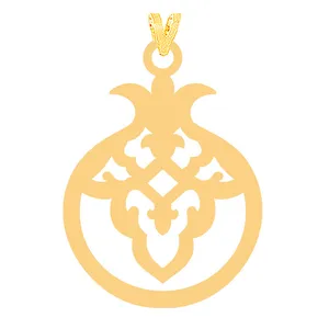 آویز گردنبند طلا 18 عیار زنانه کرابو مدل یلدا Kr31713