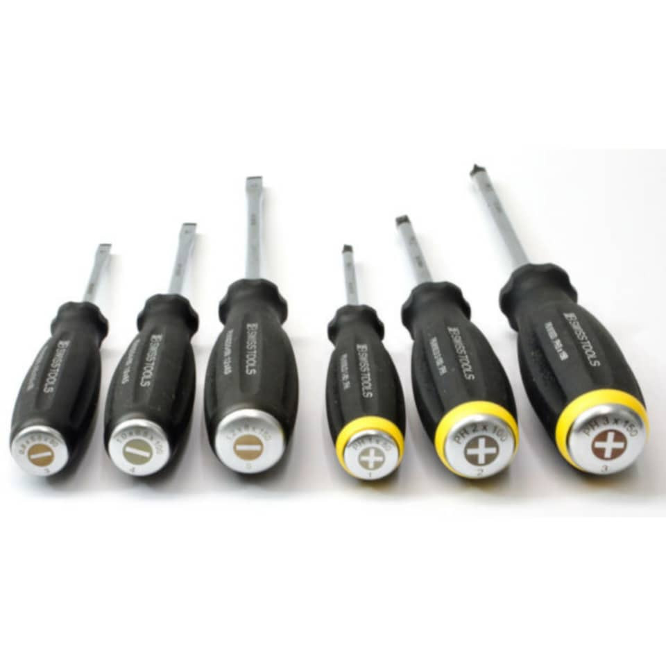 پیچ گوشتی دو سو ضربه خور سوئیس تولز مدل PB 8102.D 3-80