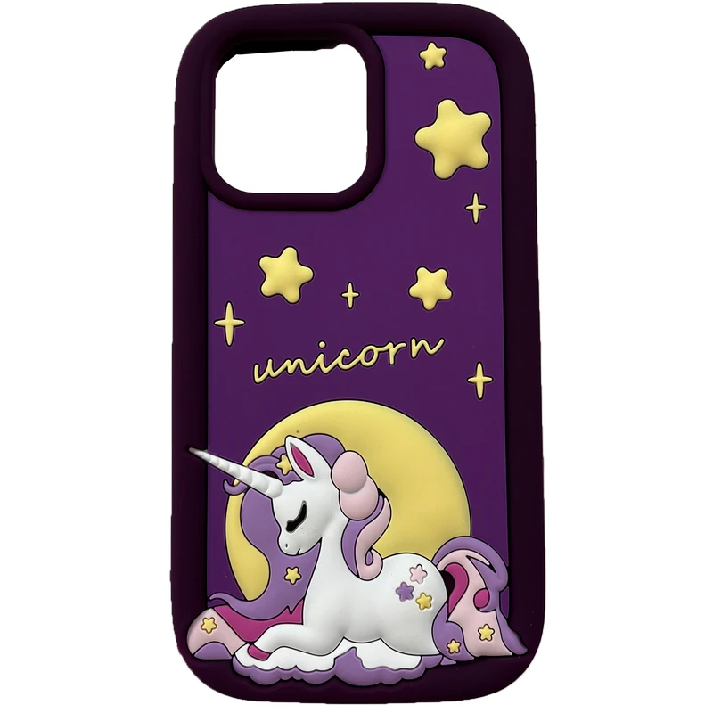 کاور مدل Unicorn مناسب برای گوشی موبایل اپل iphone 15 pro max / 14 pro max