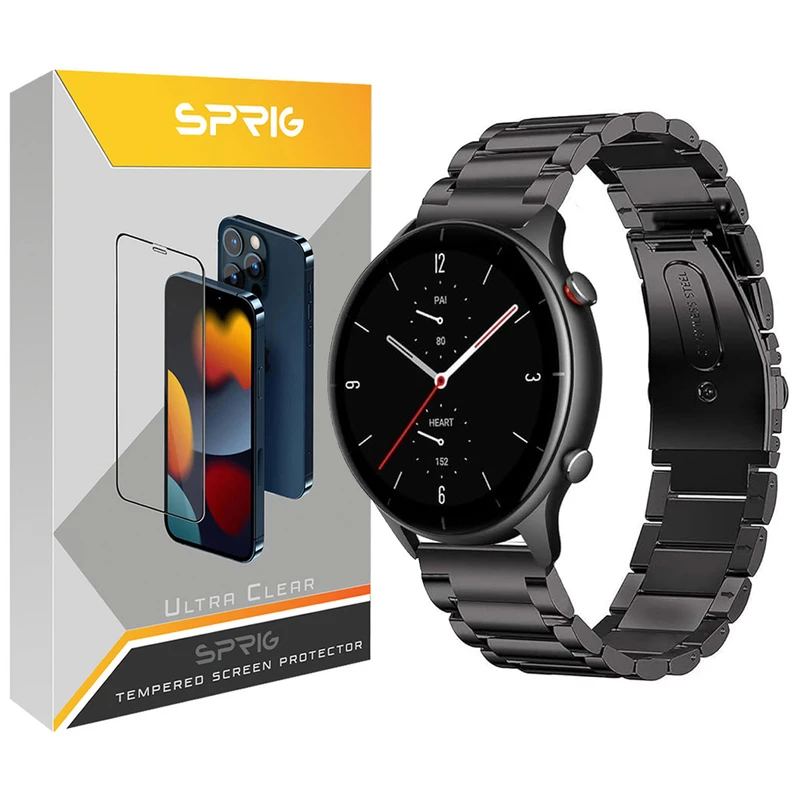 بند اسپریگ مدل 3Bid TW مناسب برای ساعت هوشمند امیزفیت GTR 3 / GTR 3 Pro / GTR 4