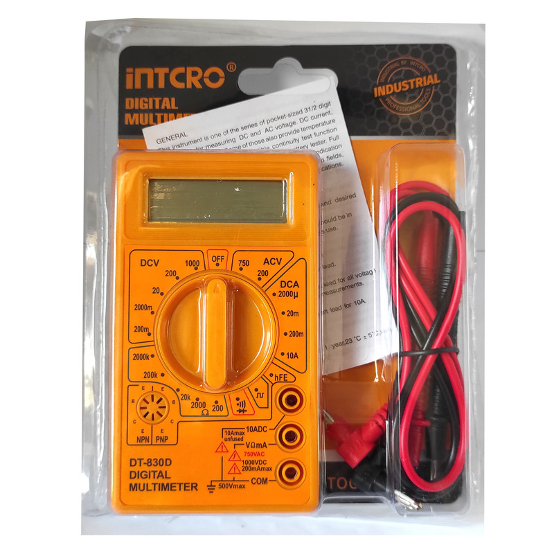 مولتی متر دیجیتال اینتیکرو مدل FIX-10 مولتی متر دیجیتال اینتیکرو مدل FIX-10