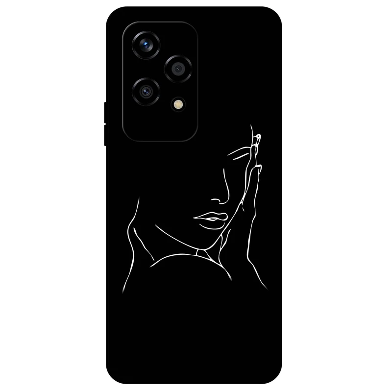 کاور مگافون طرح دخترانه مدل 8153 مناسب برای گوشی موبایل آنر 200 Lite     