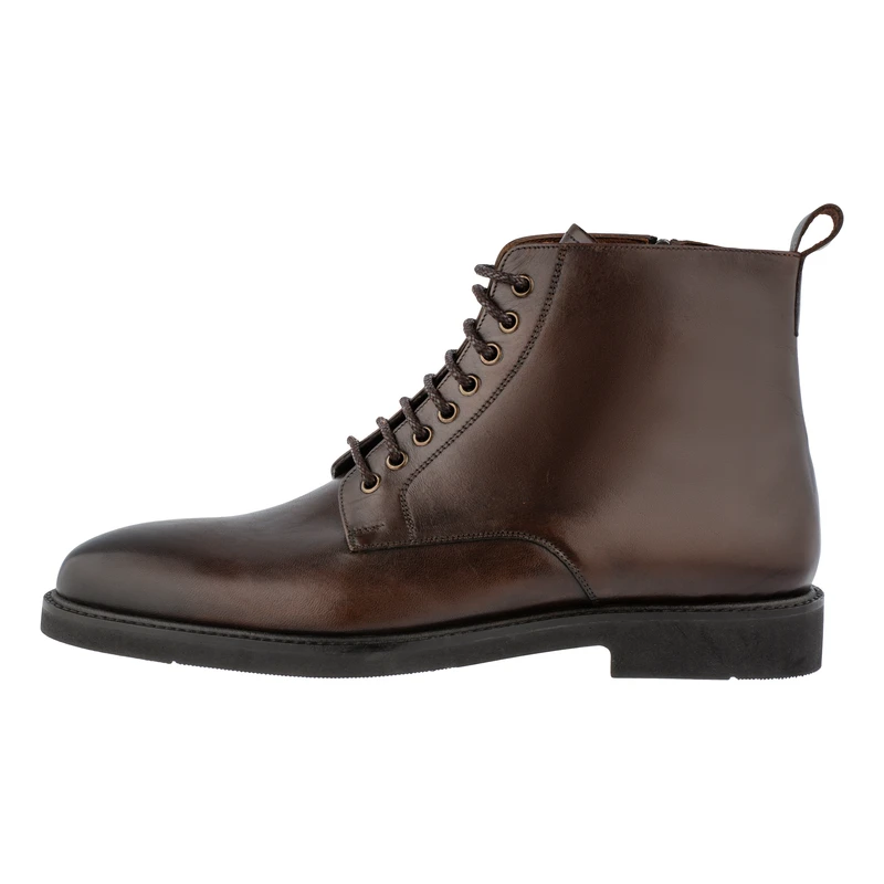 نیم بوت مردانه چرم مشهد مدل J6287-088