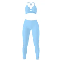 ست نیم تنه و لگینگ ورزشی زنانه مدل M5144