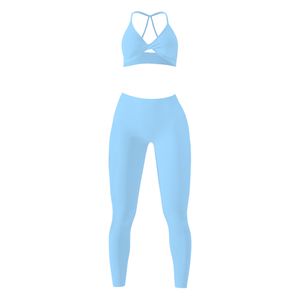 ست نیم تنه و لگینگ ورزشی زنانه مدل M5144