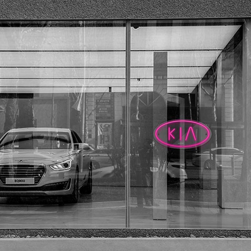 چراغ دیواری نئون دیزاین طرح Kia_PN