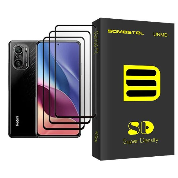 محافظ صفحه نمایش سوماستل مدل SD Glass MIX003 مناسب برای گوشی موبایل شیائومی Redmi K40 Pro plus بسته سه عددی