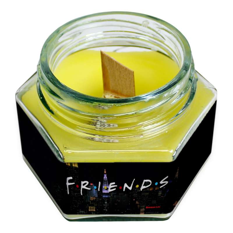 شمع لیوانی طرح  Friends مدل C575