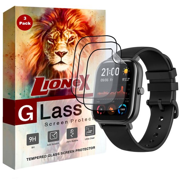 محافظ صفحه نمایش 3D لایونکس مدل FSP مناسب برای ساعت هوشمند شیائومی Huami Amazfit GTS بسته سه عددی محافظ صفحه نمایش 3D لایونکس مدل FSP مناسب برای ساعت هوشمند شیائومی Huami Amazfit GTS بسته سه عددی