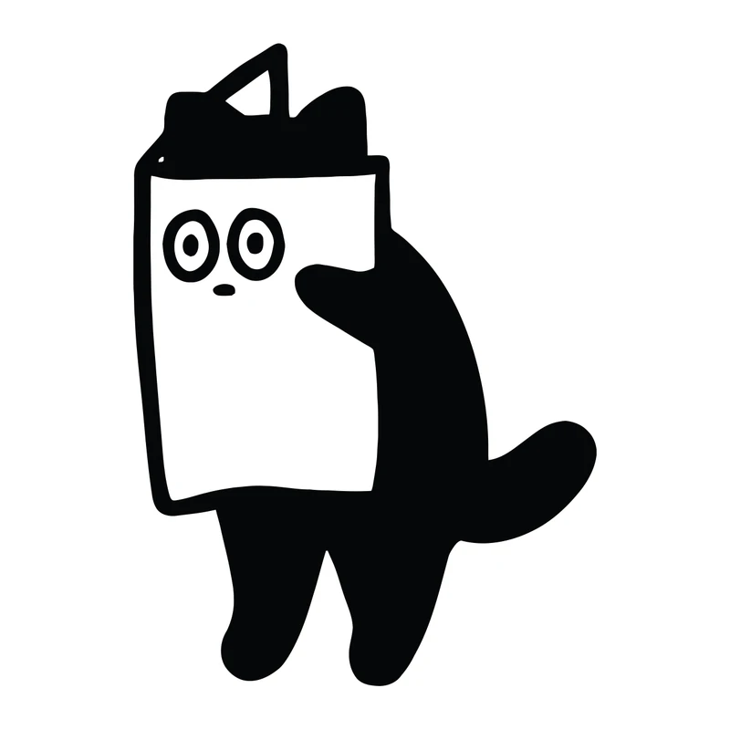 برچسب لپ تاپ پویا مارکت طرح یواشکی کد 3119