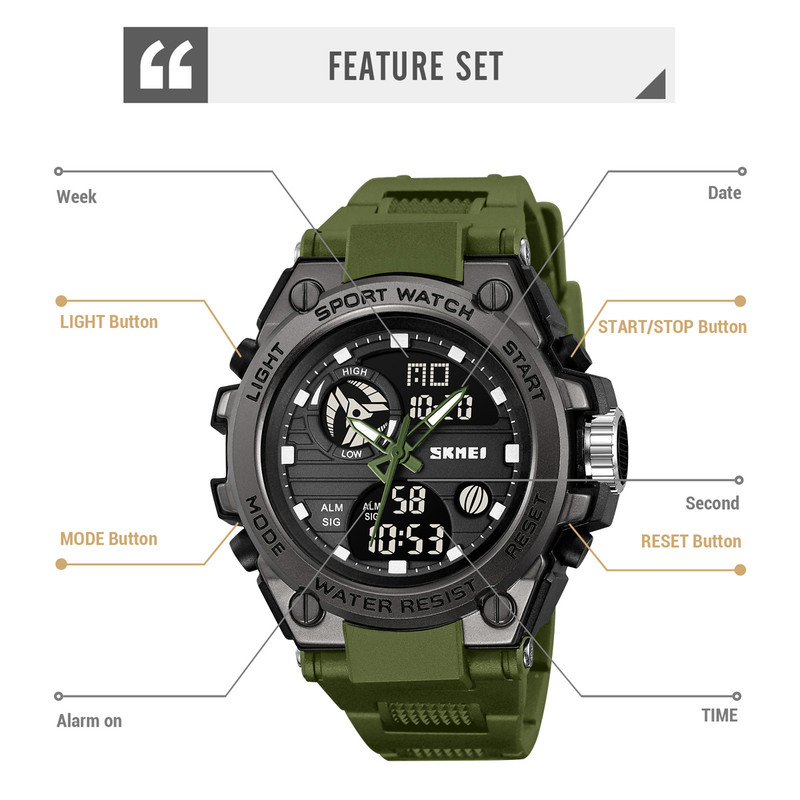 ساعت مچی عقربهای مردانه کوارتز اسکمی مدل 2360-AG