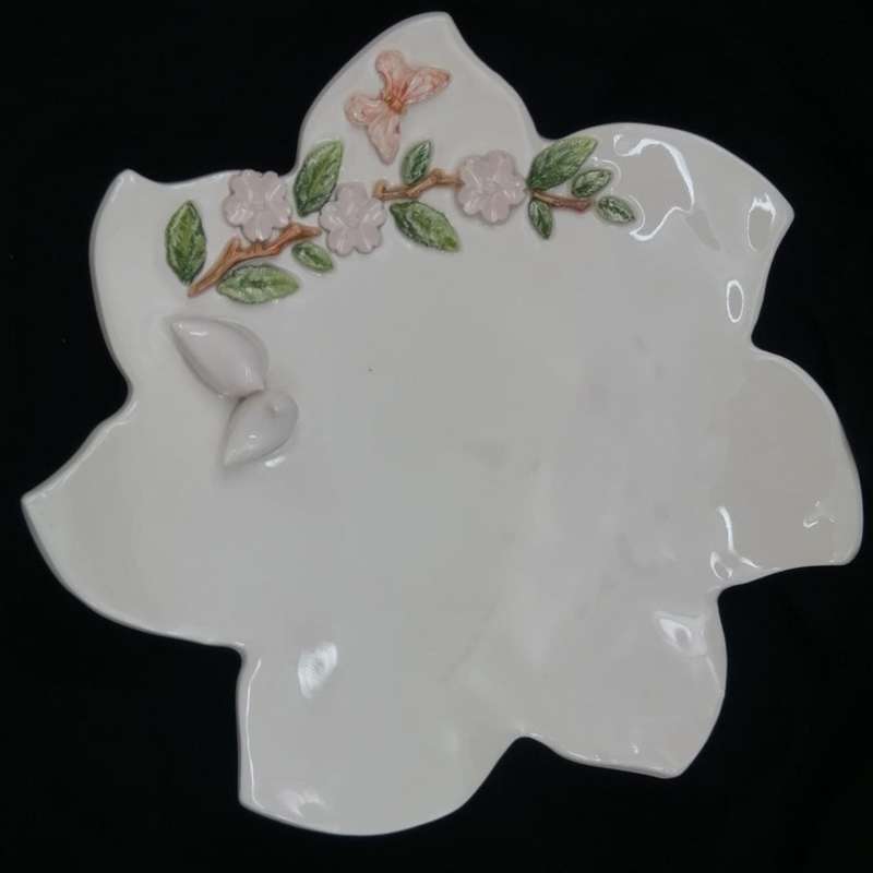 شیرینی خوری سرامیکی هیوا طرح مهر برجسته کد 8355829
