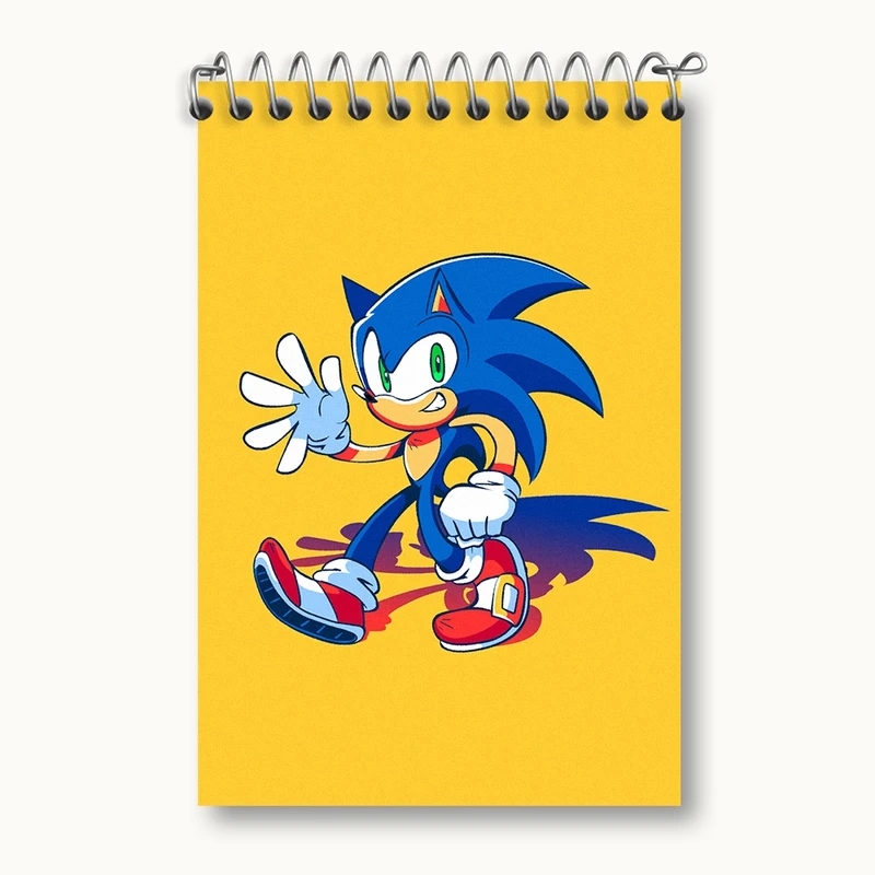 دفتر یادداشت 50 برگ خندالو مدل سونیک (Sonic) کد F1859