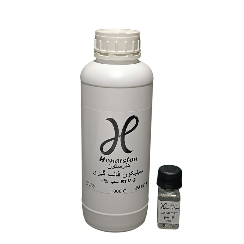 سیلیکون قالب گیری هنرستون مدل RTV2 حجم 1000 میلی لیتر به همراه هاردنر