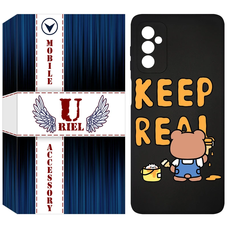 کاور یوریل مدل KSH کد 15 طرح خرس نقاش مناسب برای گوشی موبایل سامسونگ Galaxy M23