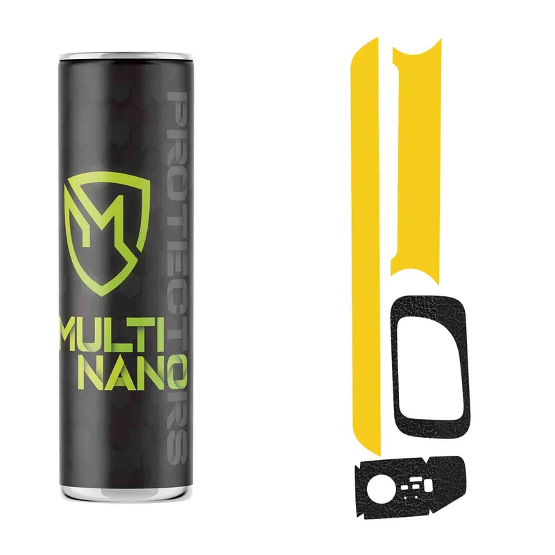 برچسب محافظ کنسول خودرو مولتی نانو طرح چرم مدل X-F1L مناسب برای نیسان سیلفی مکس ادیشن مجموعه 4 عددی