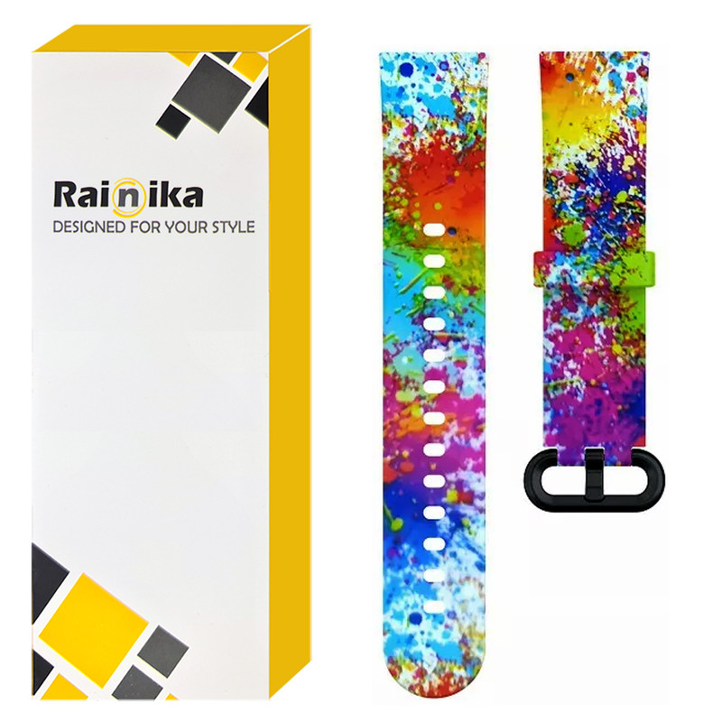 بند رینیکا مدل 2222 Full color مناسب برای مچ بند هوشمند شیائومی 2 Mi Watch Lite
