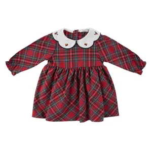 پیراهن آستین بلند یقه گرد دخترانه فیورلا مدل سوسن 25562