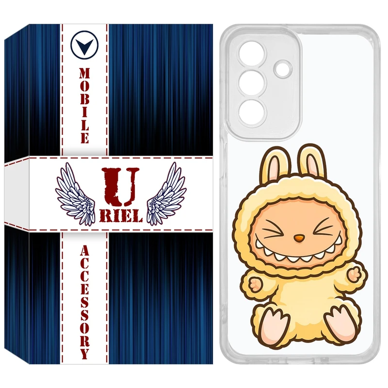 کاور یوریل مدل Clear کد 135 طرح لبوبو Labubu مناسب برای گوشی  موبایل سامسونگ Galaxy A17