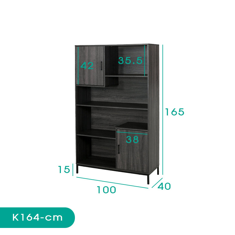 کتابخانه اسمردیس مدل K164 - MDF کتابخانه اسمردیس مدل K164 - MDF