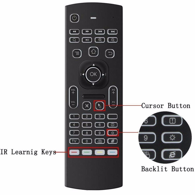 ریموت کنترل ایرماوس مدل mx3 Backlit ریموت کنترل ایرماوس مدل mx3 Backlit