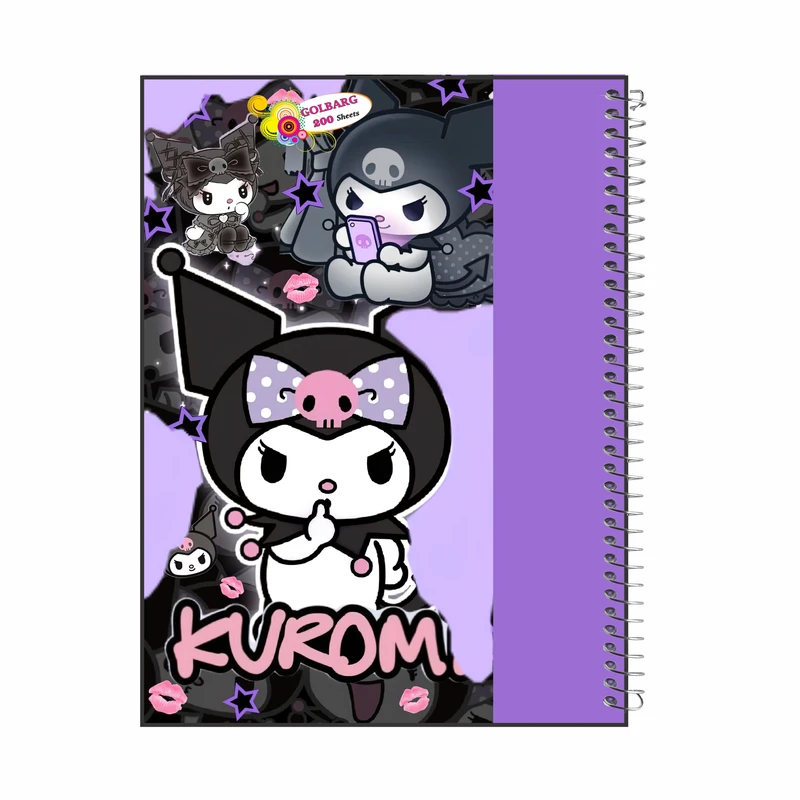 دفتر مشق 200 برگ گلبرگ مدل کرومی کد 5110