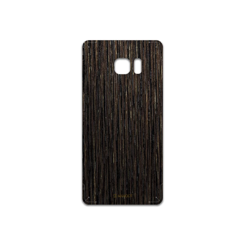 برچسب پوششی ماهوت مدل Dark-Gold-Stripes-Wood مناسب برای گوشی موبایل سامسونگ Galaxy Note 7