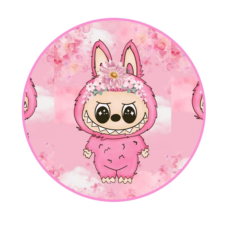 استیکر پارچه و لباس پاد آفرین مدل عروسک لبوبو کد S2305