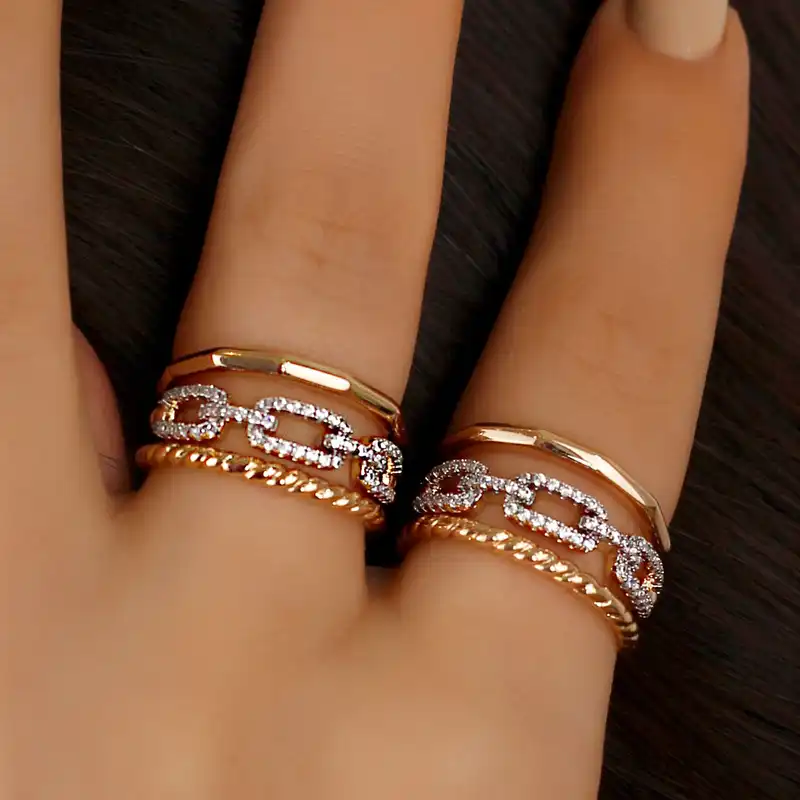 انگشتر زنانه ژوپینگ مدل پورتوفینو کد EE130