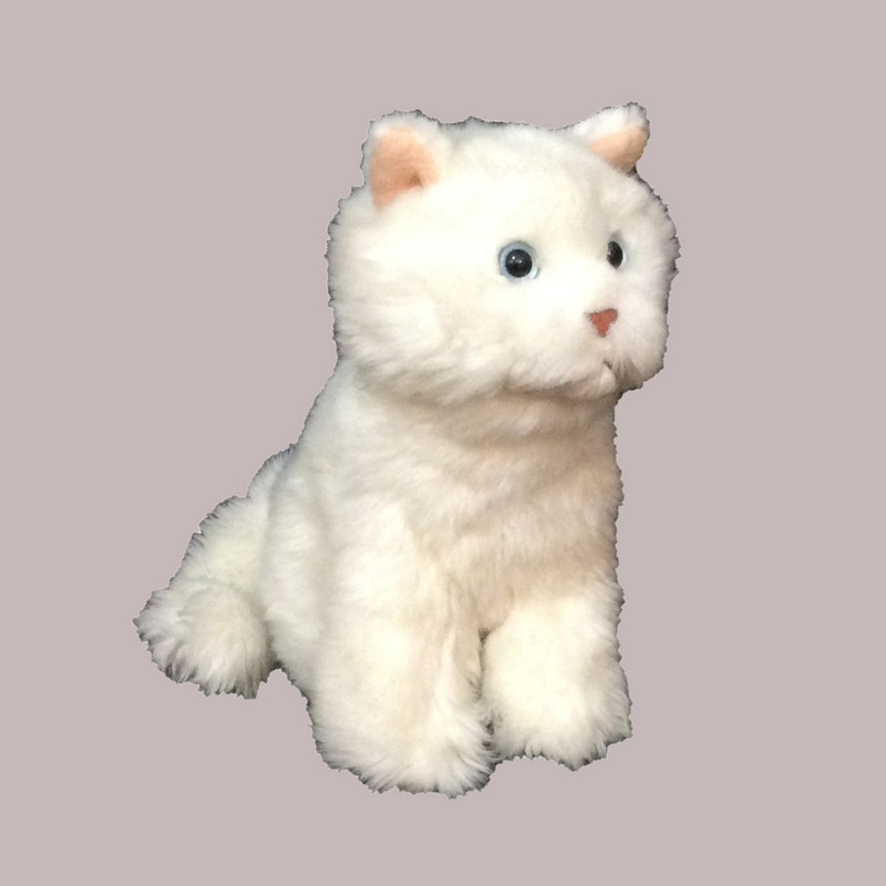 عروسک گانز طرح گربه مدل GANZ Webkinz Kitty کد SZ7/547 ارتفاع 20 سانتی متر